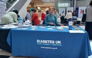 Picture of the Diabetes UK stall