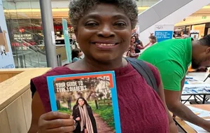 Barnet resident showing diabetes information