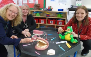 Deputy Mayor of London, Joanne McCartney, on a tour of Newstead Children's Centre.