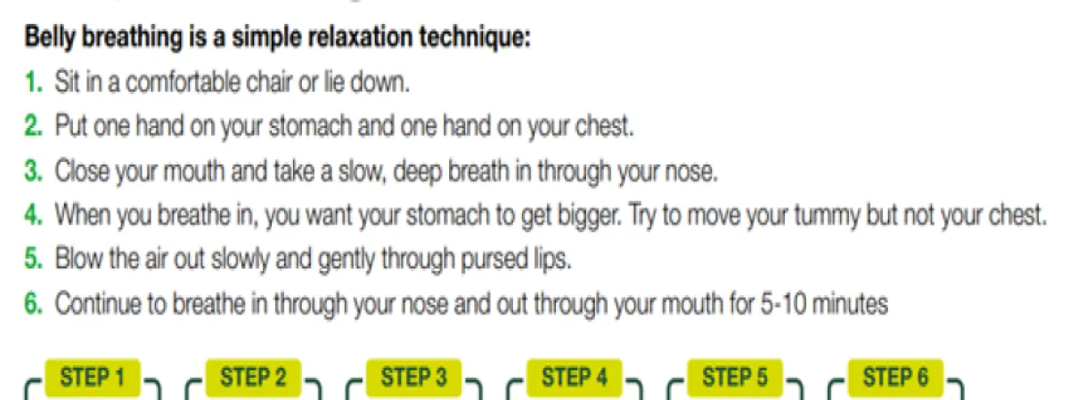 White background with green and black writing outlining the steps in the blog