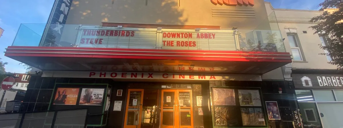 Outside of the Phoenix Cinema