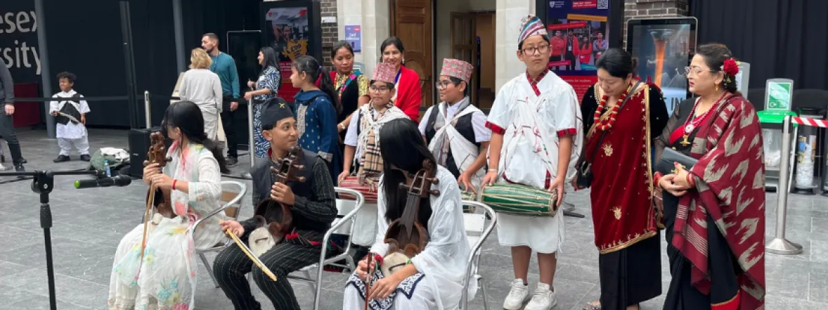 A picture of the Nepalese community