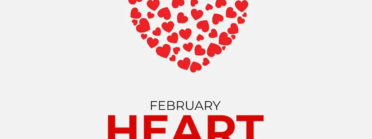National Heart Month logo.