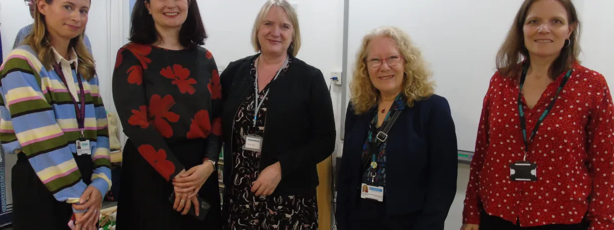 Deputy Mayor of London, Joanne McCartney, on a tour of Newstead Children's Centre.